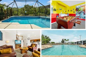 Tropical Escape: Pool,Spa & Themed Game Room